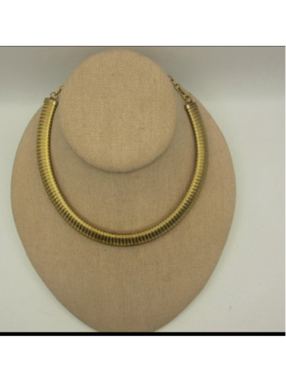 Vintage Sarah Coventry Necklace Omega Chain Gold Tone 16 Inch